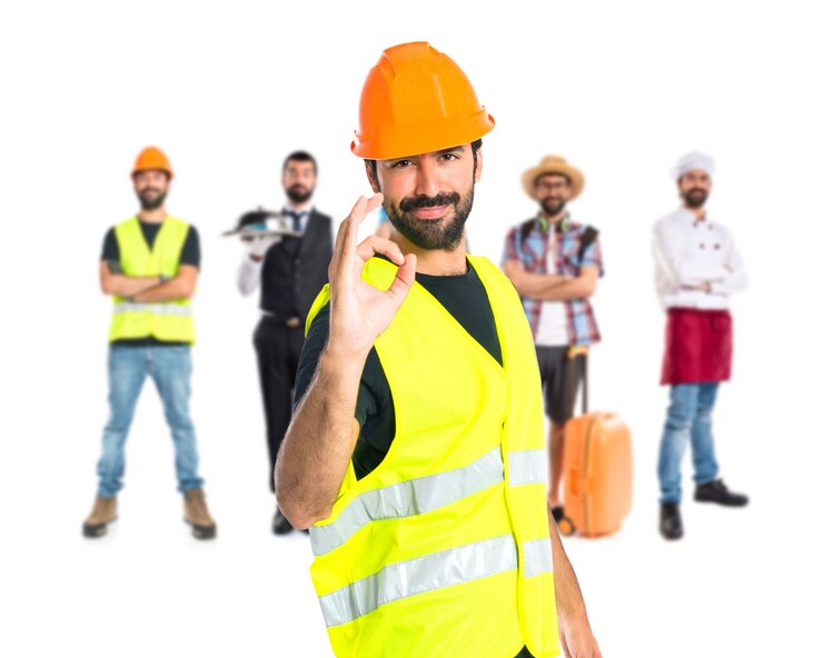 workman-making-ok-sign-white-background_1368-12026
